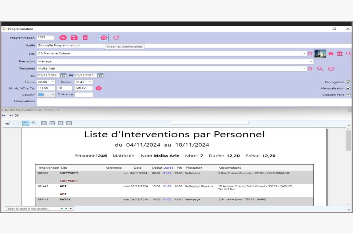 Interventions Programming